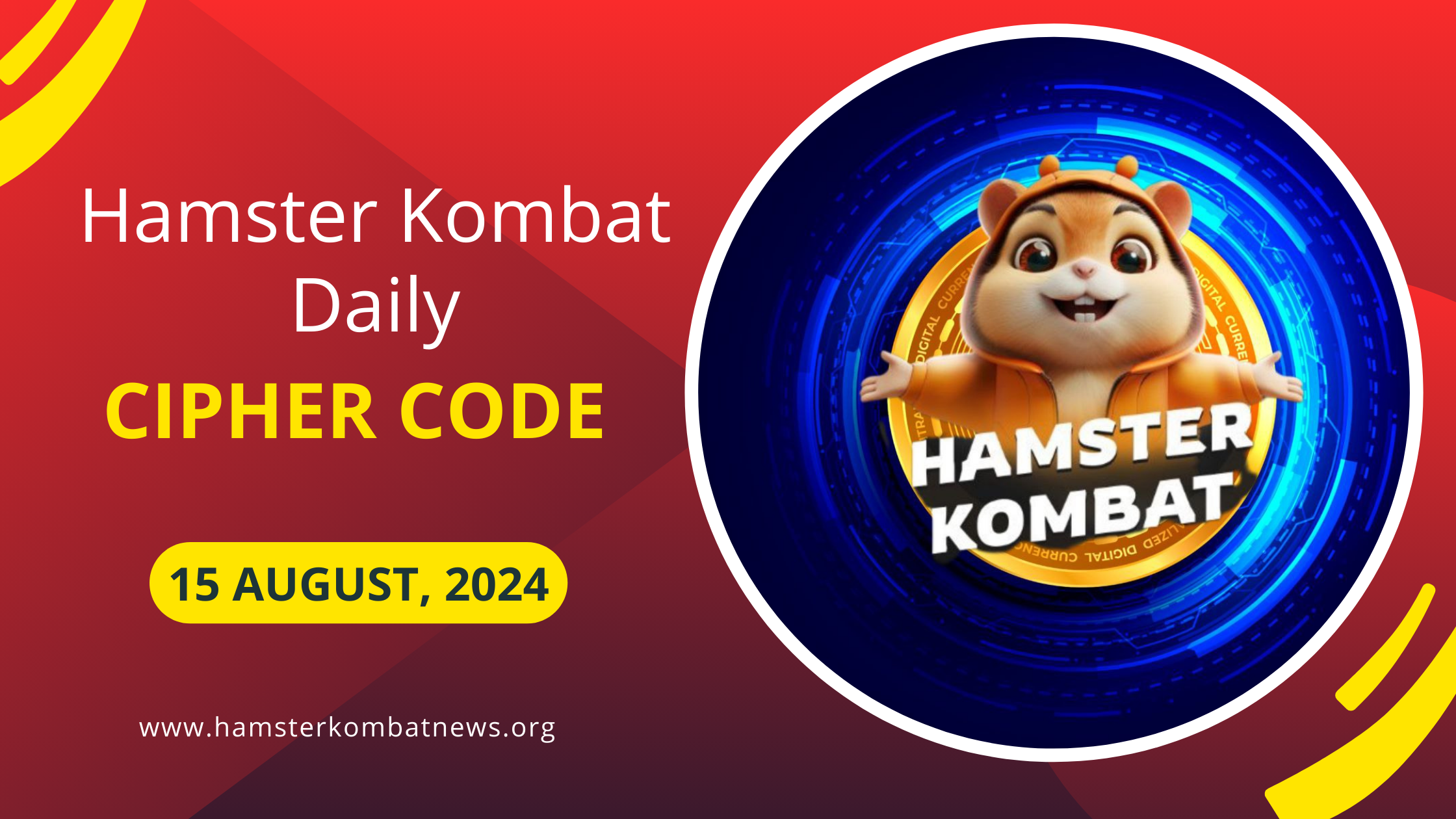 Hamster Kombat Daily Cipher Code for 16 August 2024